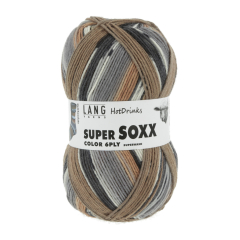 Lang Yarns Super Soxx Color 6-fach - HotChocolate