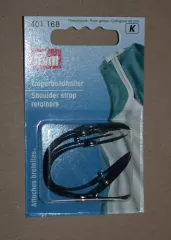 Prym Trägerbandhalter 2 Paar - schwarz