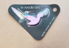 Hemline needle threader with cutter - pink