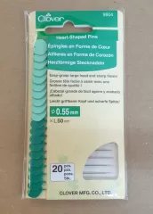 Clover Herzförmige Stecknadeln
