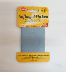Kleiber Zephir Iron-on Patches - light grey