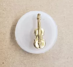 Knopf Kunststoff "Gitarre" - 30 mm