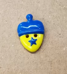 Knopf Kunststoff "Eichel" - 20 mm