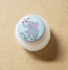 Button plastic "elefant" 15 mm