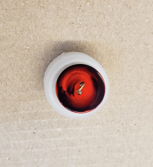 Knopf Kunststoff "Farbwirbel" - 15 mm