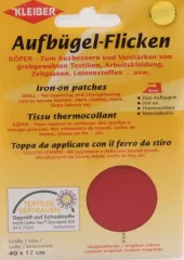 Kleiber Köper Iron-on Patches - red