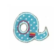 Applique Letter Q