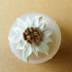 Knopf Hirschhornimitat - 30 mm