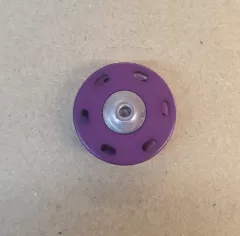 Druckknopf dunkellila - 23 mm