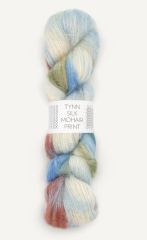 Tynn Silk Mohair PRINT 6085 - Sandnes