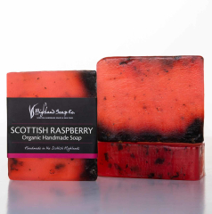 Highland Soap Organic Soap Glycerin Wild Scottish Raspberry