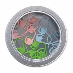 Tulip Maschen-Markierer verschließbar - Set Herz small