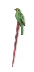 Shawl Pin "Chirpy Parrot"