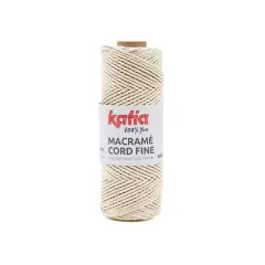 Macramé Cord Fine - 206 Nature White