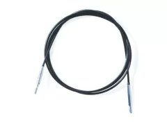 Knit Pro Cable Stainless Steel 40 cm (16") black-silver