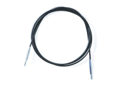Knit Pro Cable Stainless Steel 120 cm (47") black-silver