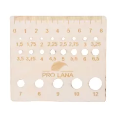 Pro Lana Needle Gauge Square