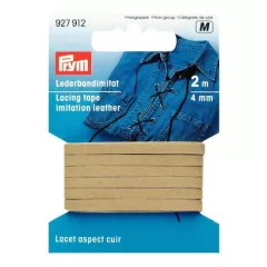 Faux Leather Tape 4 mm - beige