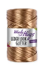 Woolly Hugs Leather Look GLITTER 29