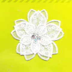 Applique Blossom with Sequins