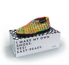 Set für Winter-Häkelbotties Gr. 39 - bunt