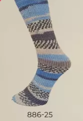 Lungauer Socks Yarn 8 ply 886-25