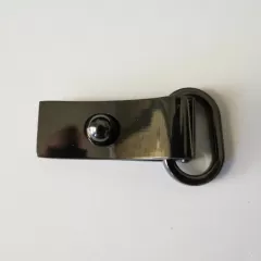 Schnappverschluss Metall glänzend