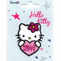 Applique Hello Kitty with Heart