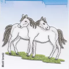 Applique Two Horses