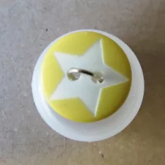 Knopf Kunststoff - 15 mm