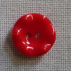 Knopf Kunststoff - gewellt klein