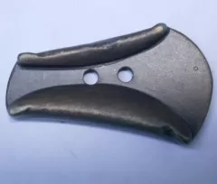 Knopf Kunststoff - 48 mm - altmessing