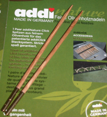 addiClick Tips Olive Wood 6,0 (US 10)