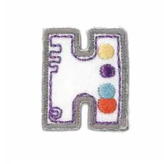 Applique Letter H