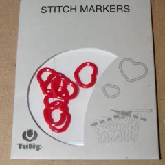 Tulip Stitch Markers - Heart M