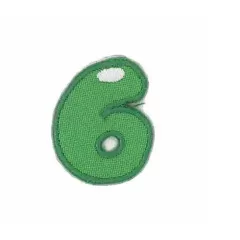 Applique Number 6