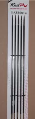 Knit Pro DPNs Karbonz 20 cm - 1,5 (US 000)