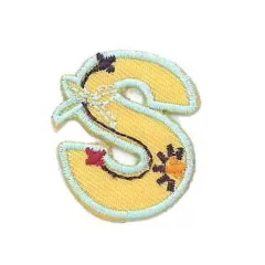 Applique Letter S