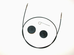Knit Pro Cable Black 40 cm