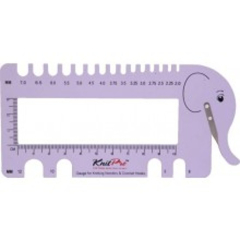 Knit Pro Needle and Hook Gauge - lilac