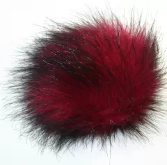 Pro Lana Kunstfell-Pompon red