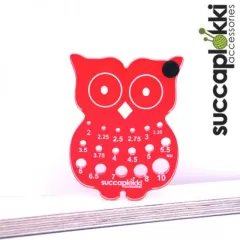 Succaplokki Nadelmaß Eule - rot