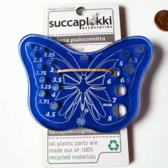 Succaplokki Needle Gauge Butterfly - blue