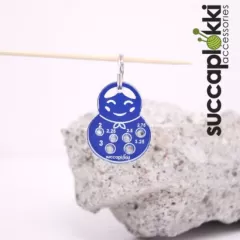 Succaplokki Schlüsselanhänger Nadelmaß Olga - blau