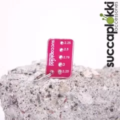 Succaplokki Schlüsselanhänger Nadelmaß Tiny - magenta