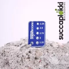 Succaplokki Schlüsselanhänger Nadelmaß Tiny - blau
