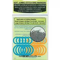 Clover Soft Ring Stitch Markers - large