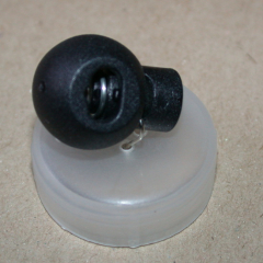 Cord End Stopper round black