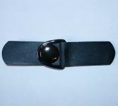 Dufflecoatverschluss schwarz - 100 mm