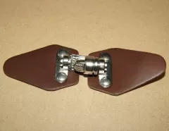 Druckverschluss braun